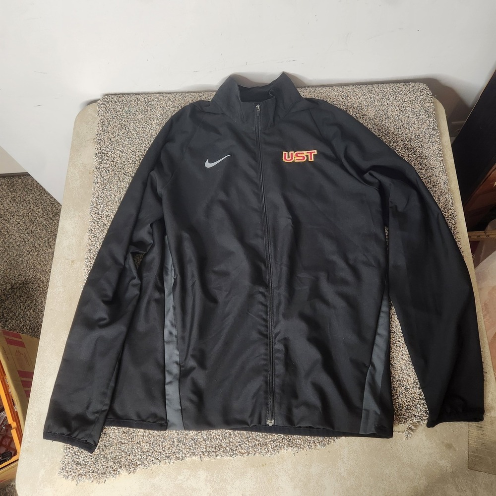 Nike University Of St Thomas  Mens Medium Black Dri-Fit Full Zip Jacket Lions‎